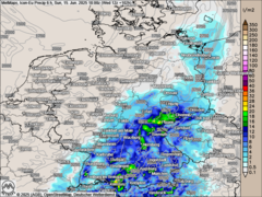 Unwettergefahr am Wochenende