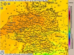 Im Nordosten am sonnigsten